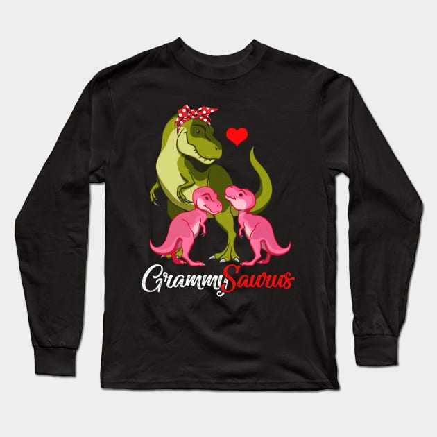 Grammysaurus T-Shirt T-rex Grammy Saurus Dinosaur Long Sleeve T-Shirt by johnbbmerch